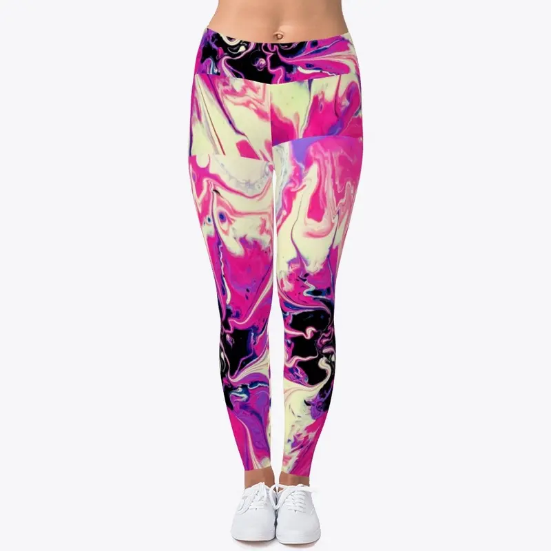 abstract design Legging &  Unisex tee